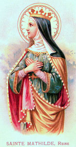 Santa Matilde de Alemania, reina
