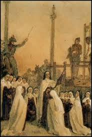 LAS CARMELITAS DE COMPIEGNE, mártires, 17 de julio de 1794, en París.