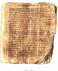 Papiro de la Sagrada Escritura