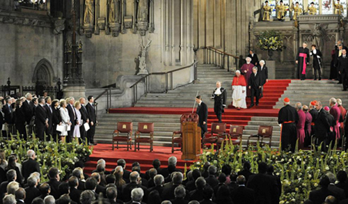 El Papa en Westminster Hall discurso programático