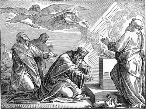 David, el profeta Gat y la peste