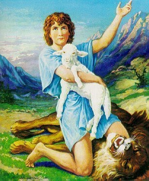 David como pastor en su niñez y juventud