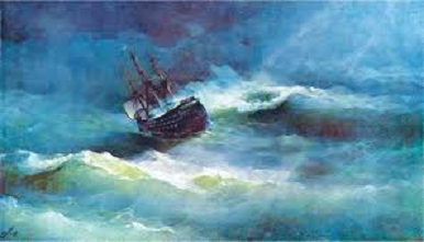 El profeta Jonás  y la tempestad