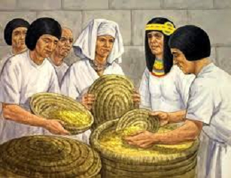 José da de comer a los egipcios - Historia de José de Egipto