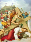 9. estación: Jesús cae por tercera vez