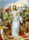 10. estación: Jesús despojado de sus vestiduras