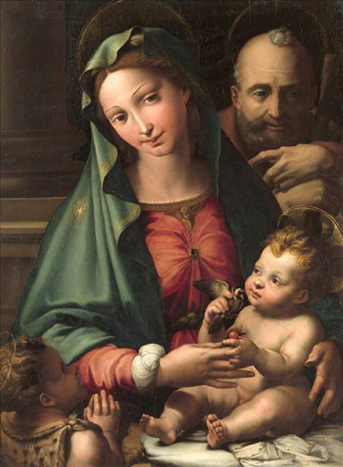 Sagrada Familia con infante Juan Bautista