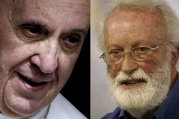 Papa Francisco y Eugenio Scalfari