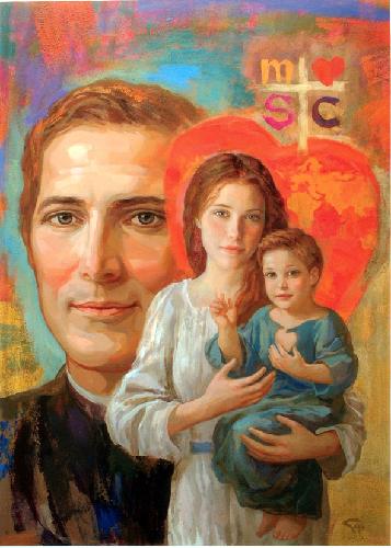 Julio Chevalier, Fundador de los Misioneros del Sgdo Corazón con nuestra Señora del Sagrado Corazón